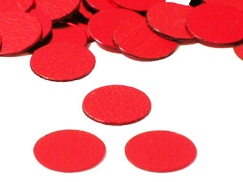 Round Confetti, Red 1/4